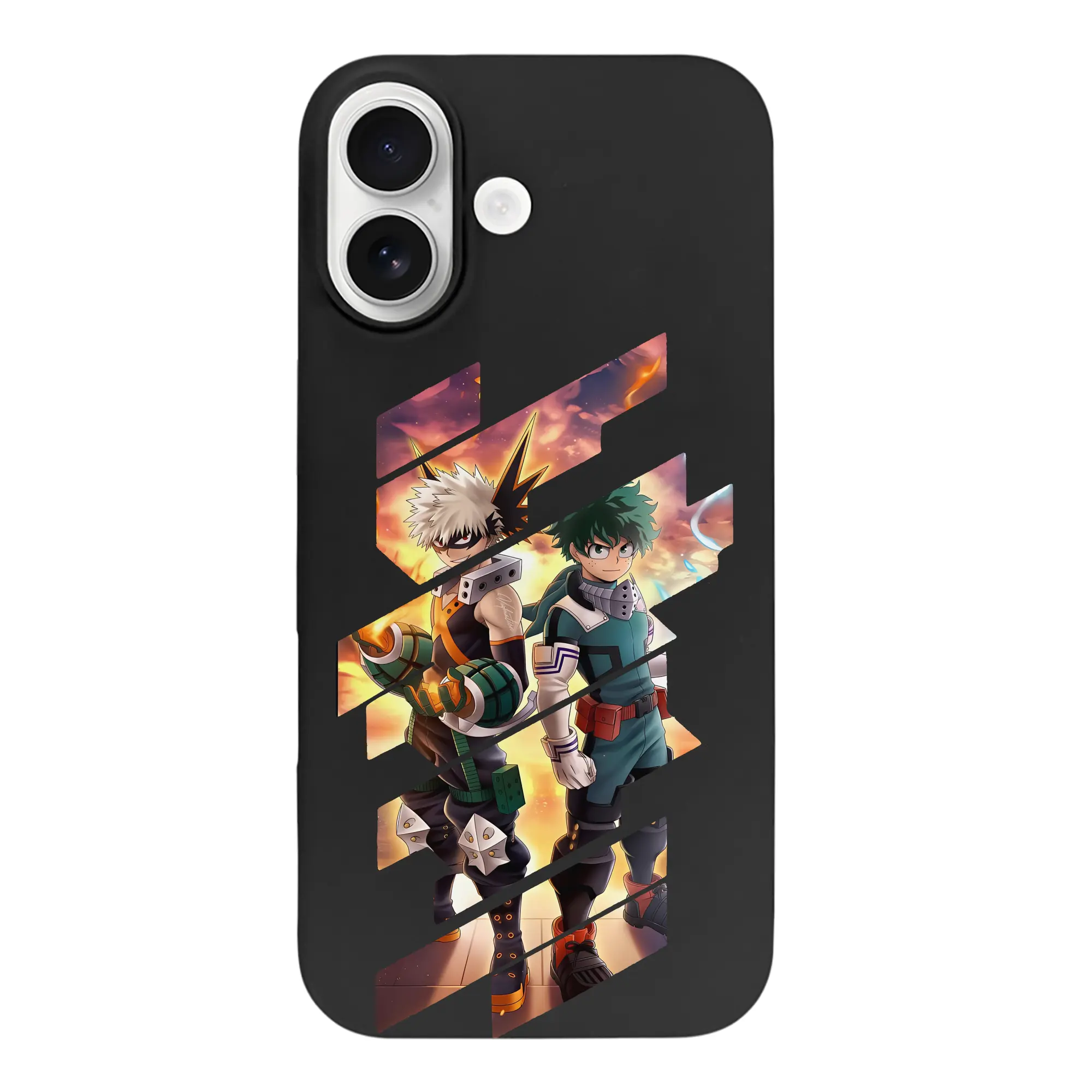 僕のヒーローアカデミア グッズ,爆豪勝己 - iPhone 17 シリーズ シリコンケース 薄型 耐衝撃 指紋防止 ソフトタッチカバー 精密フィット 傷防止 保護ケース iPhone 17/17 Air/17 Pro/17 Pro Max 対応